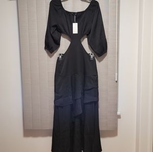 NWT/ Simplee Midriff Cutout Maxi Dress
